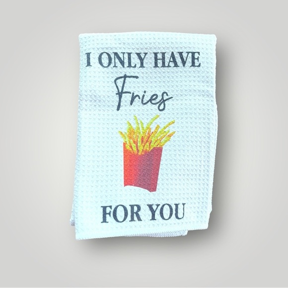 White Waffle Pattern Dish Hand Towel - Picture 7 of 9